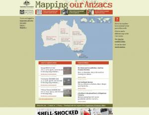 Mapping our Anzacs