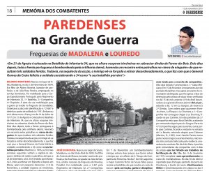 Os Paredenses na Grande Guerra por Ivo Rafael Silva (Arquivo de Imprensa 2014-2016)