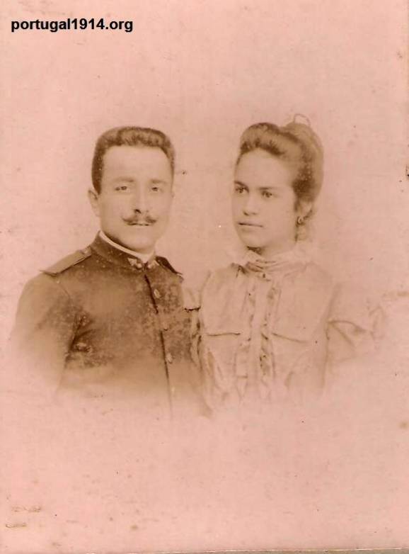José Luís dos Santos e sua esposa