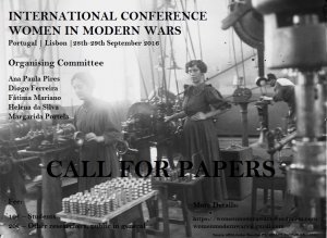 Call for Papers para o Congresso Internacional &quot;As Mulheres e as Guerras no Mundo Contemporâneo&quot;