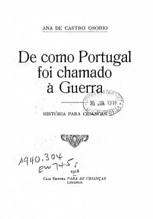 De como Portugal foi chamado à guerra: história para crianças