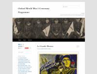 Oxford World War One Centenary Programme